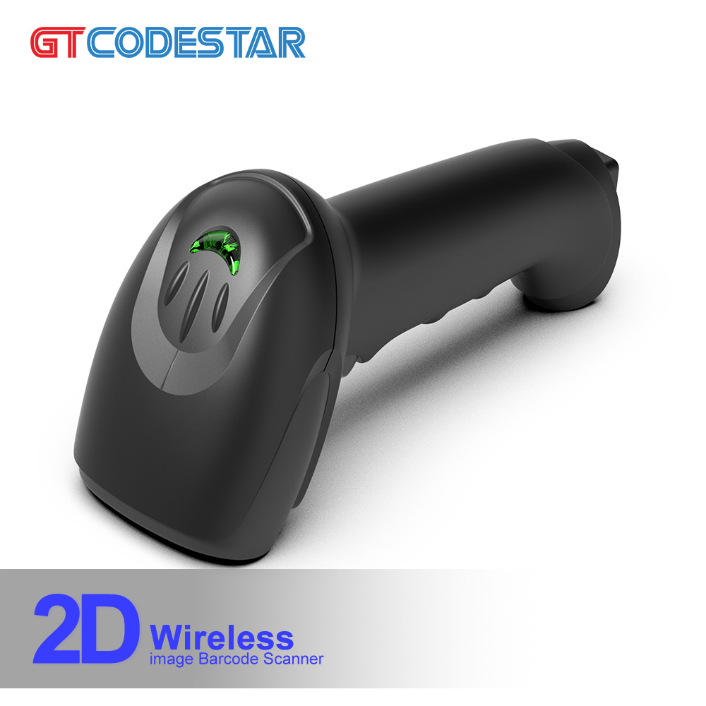 Barcode Scanner Wireless - GTCODESTAR QR ワイヤレス 1D 2D バーコードスキャナー