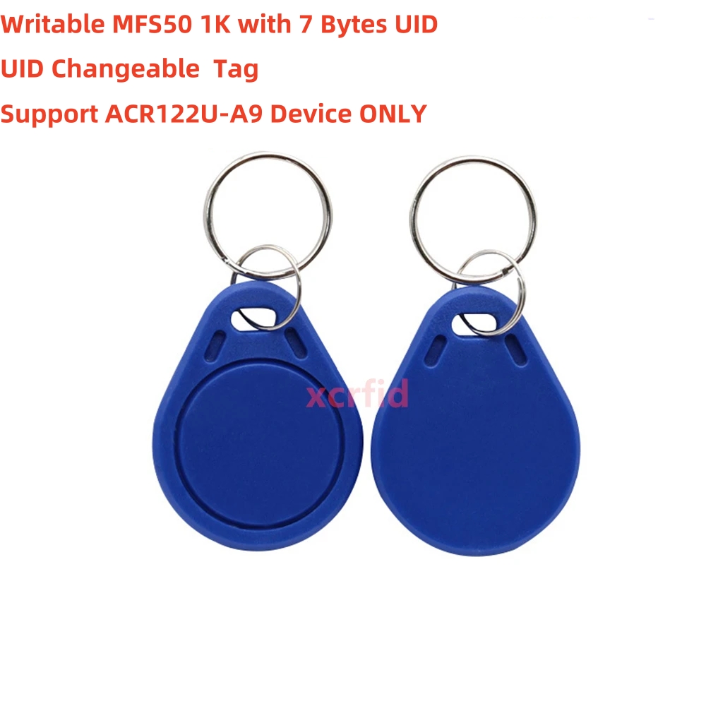 Nfc Tag Programmable - 書き込み可能なスマートカードマジックキー,交換可能,中国語,クローン用icトークン,NFC, RFID, 13.56MHz,s50,1k,0ブロック,7バイト,uid,gen3