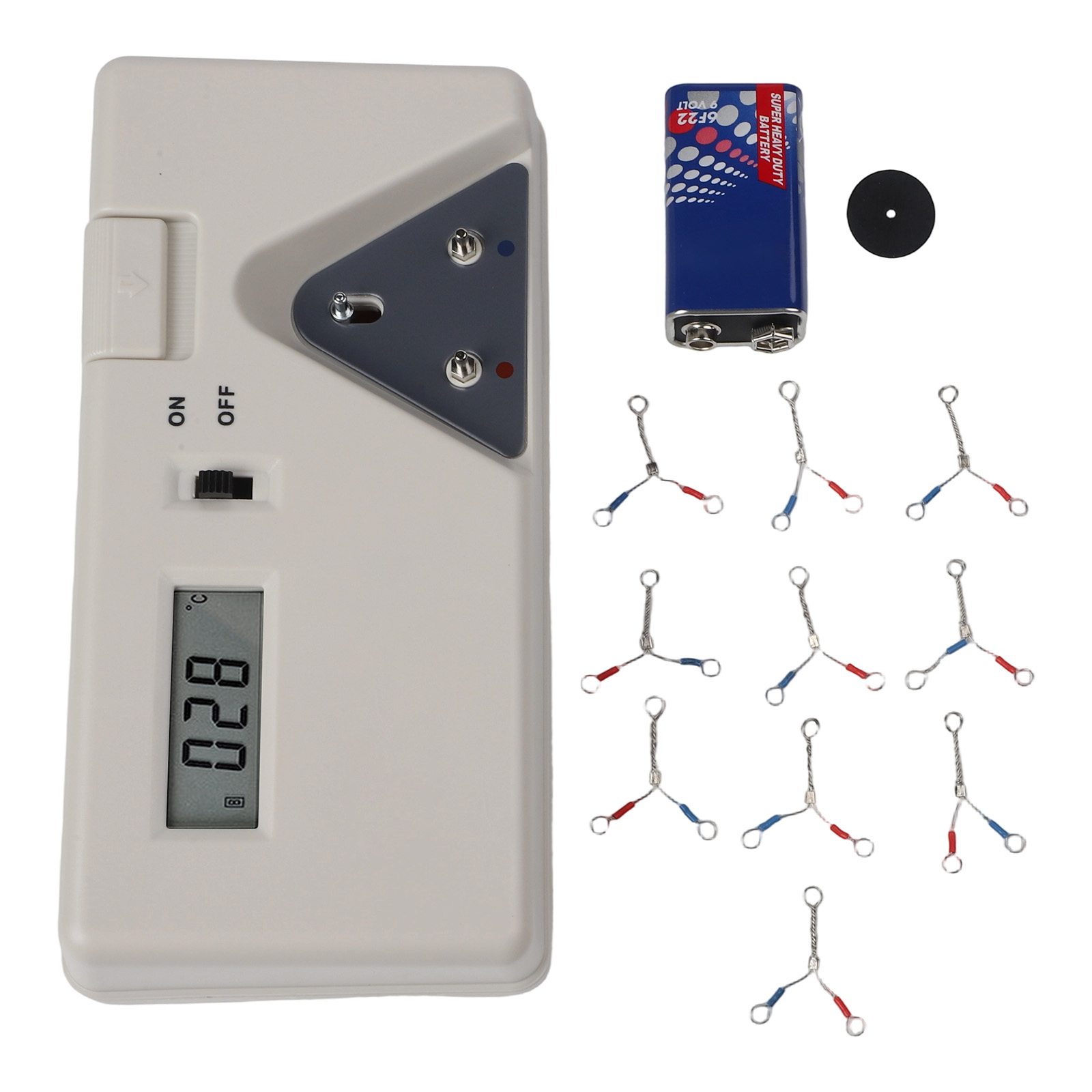 Electronics Quiz - 191 はんだごて先端テスター はんだごて先端温度計 ディスプレイ0 ℃ ~600