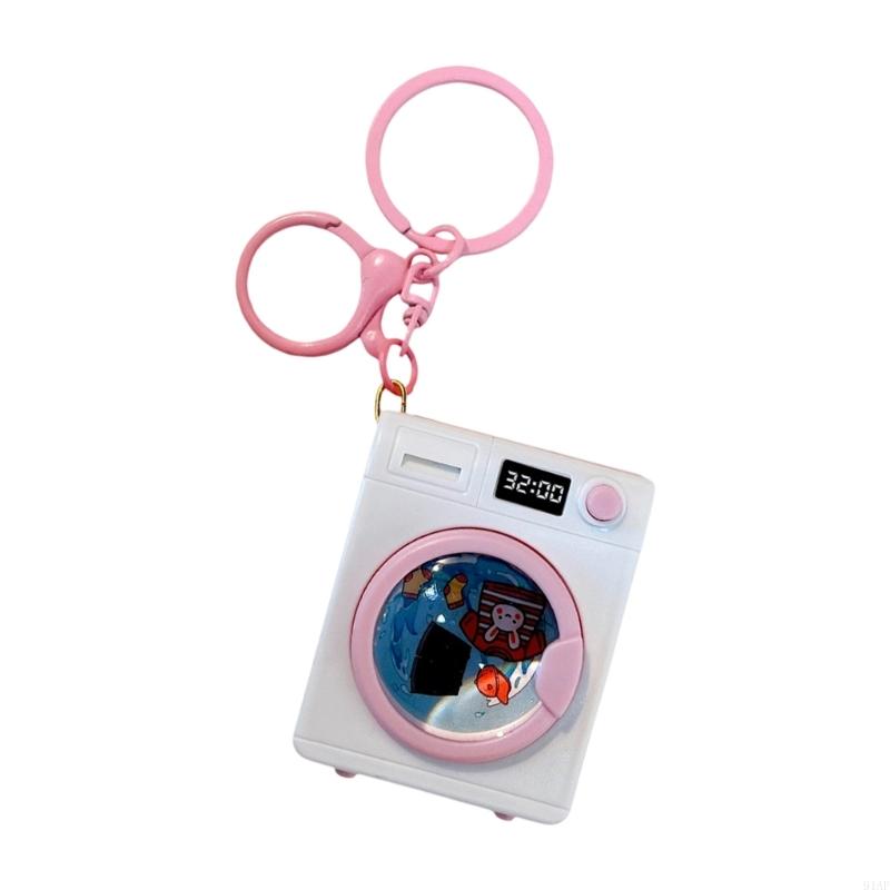 Electronics Gadgets To Gift - 91AF 遊び心のある電子キーホルダー財布ウォレットペンダントチャームは、小さなキッチンガジェットとしてデザインされた、話したり光ったりします。