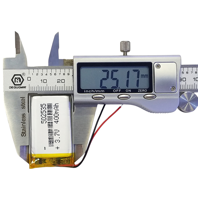 502535 3.7V 400mAh リポバッテリー 安定し - Electronics And Gadgets Ce のレビューと価格