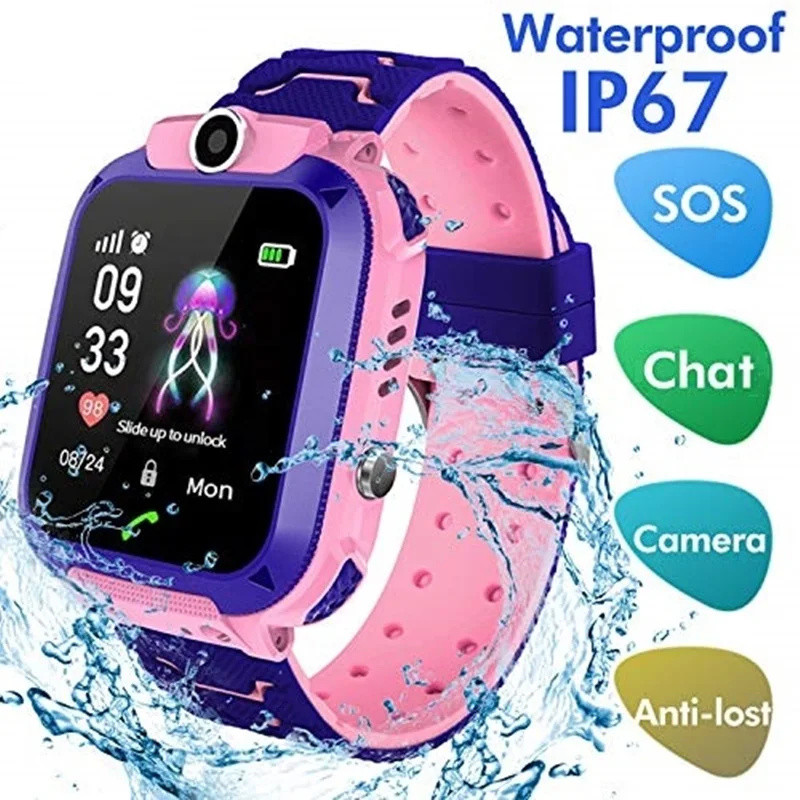 2 グラムキッズスマートウォッチ SOS コール LBS 位 - Smart Watch Kids のレビューと価格