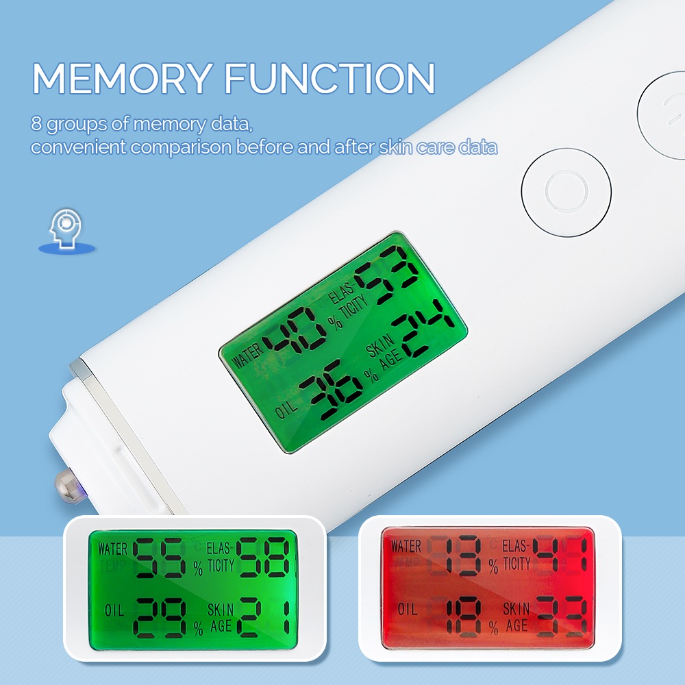 水分および油内容アナライザー,顔のスキンテスター,水,生姜, - Electronics Quiz のレビューと価格