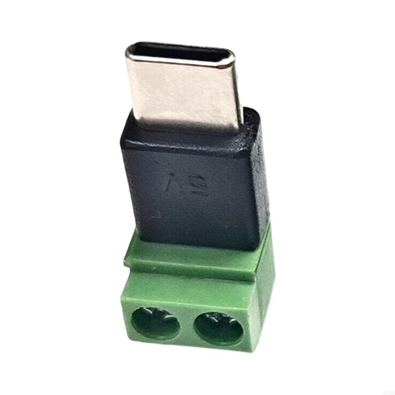 タイプ C オス - 2Pin 5V 圧着グリーン端子アダプ - Electronics And Gadgets Ce のレビューと価格