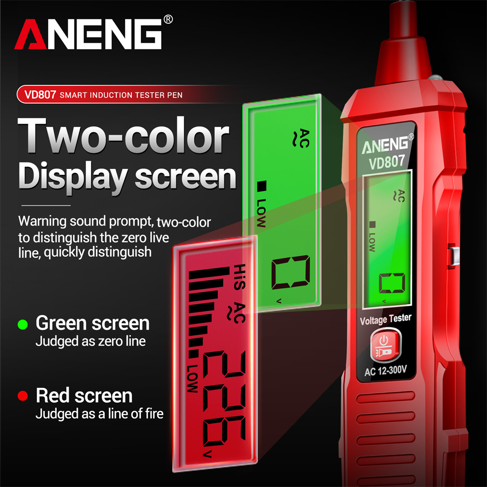 ANENG VD807 一言誘導ポータブル 50/60Hz  - Electronics Quiz のレビューと価格