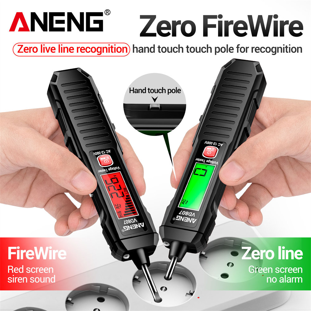 ANENG VD807 一言誘導ポータブル 50/60Hz  - Electronics Quiz のレビューと価格