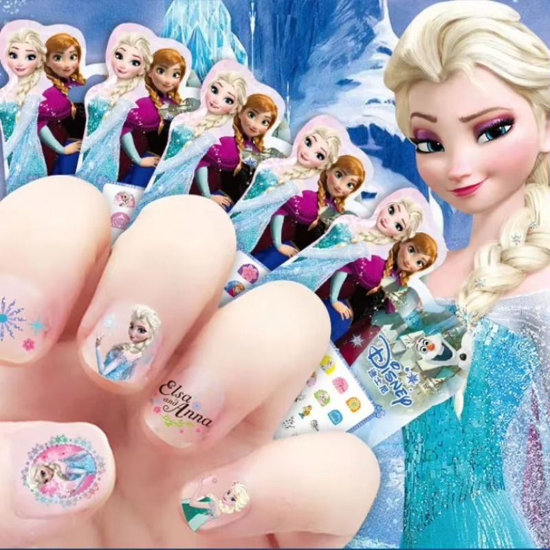 アナと雪の女王 エルサ アナ メイクアップ ネイルステッカー - Elsa Gadget のレビューと価格