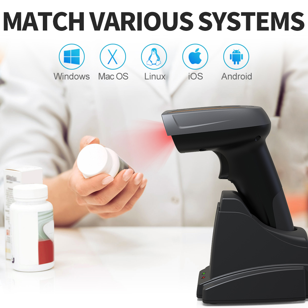 GTCODESTAR X-1801B Qr 1D 2D バー - Barcode Scanner Wireless のレビューと価格