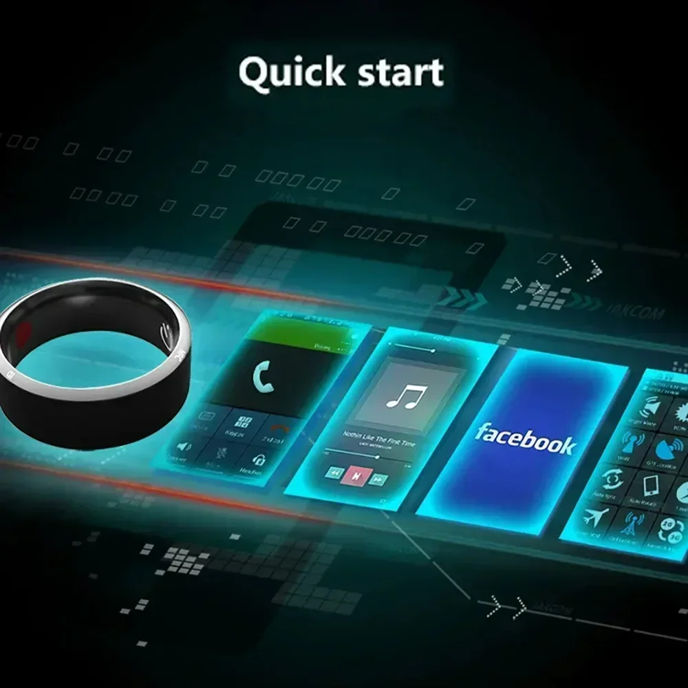ファッションNFC制御スマートリング新品電子Bluetoot - Nfc Tag Programmable のレビューと価格