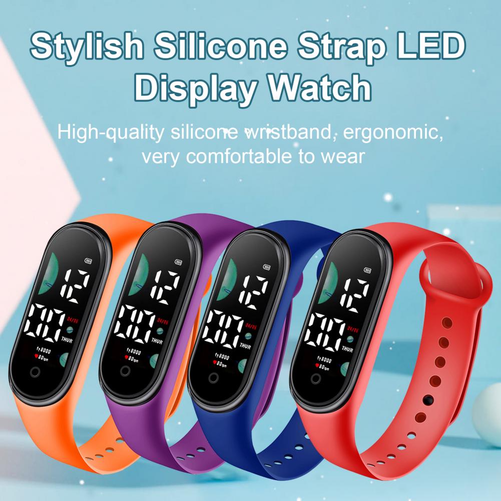 子供のためのデジタルLED腕時計,防水ブレスレット,腕時計, - Smart Watch Kids のレビューと価格
