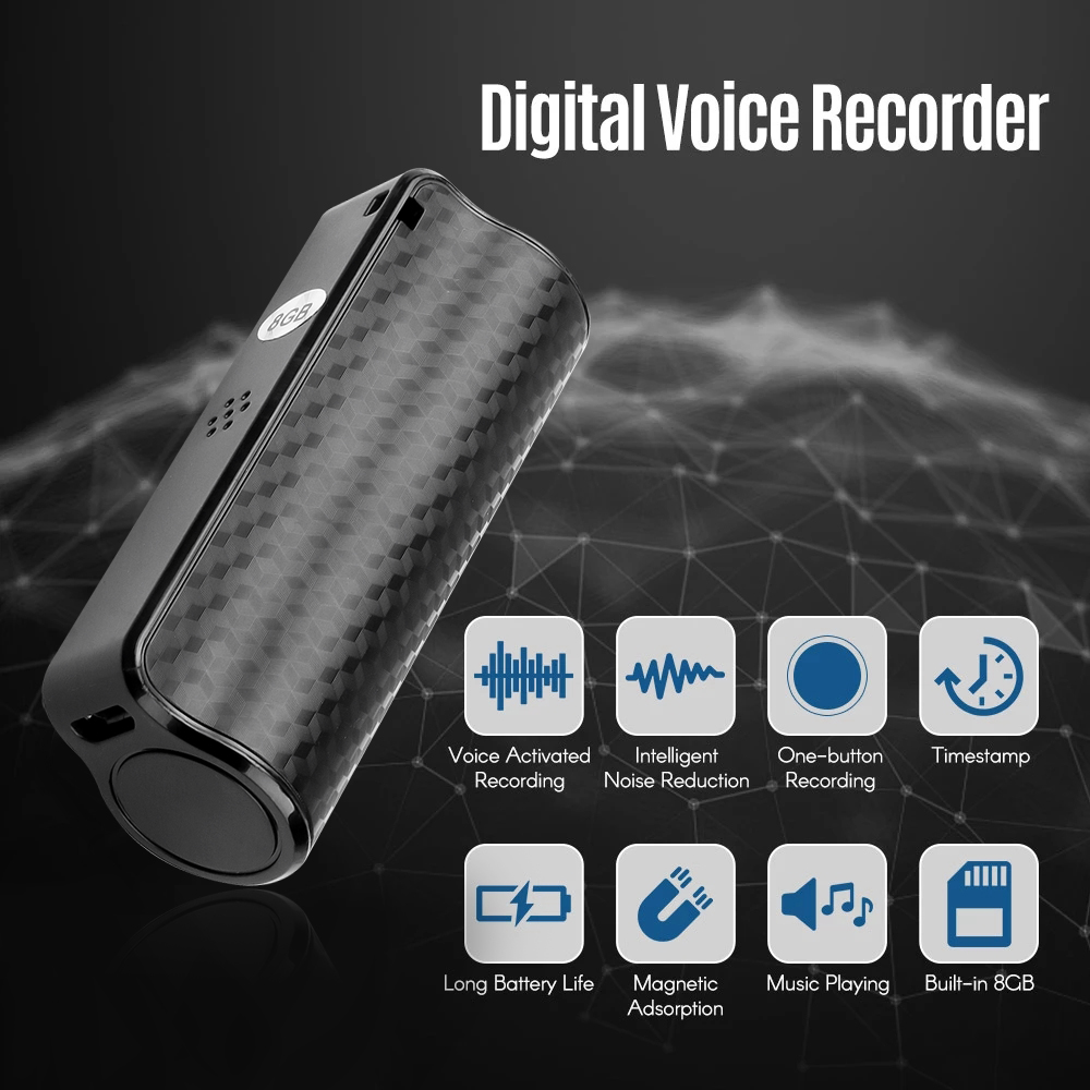 プロのミニボイスレコーダー,デジタルオーディオ,防水,磁気, - Voice Recorder Pen のレビューと価格