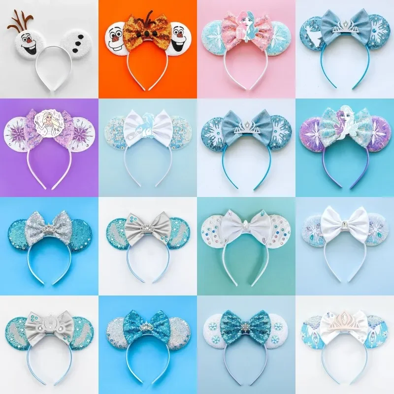 大人のためのディズニーミッキーマウスの耳のヘッドバンド、冷凍 - Elsa Gadget のレビューと価格