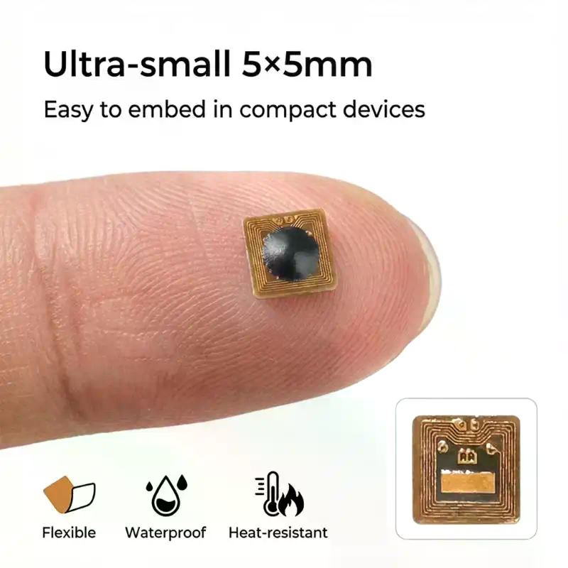 1/5/10 個プログラム可能な 5*5 ミリメートルマイク - Nfc Tag Programmable のレビューと価格