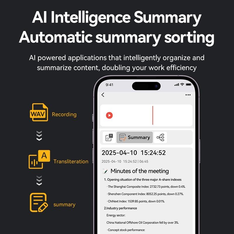 ChatGPT搭載スマートAIボイスレコーダーペン、音声から - Voice Recorder Pen のレビューと価格