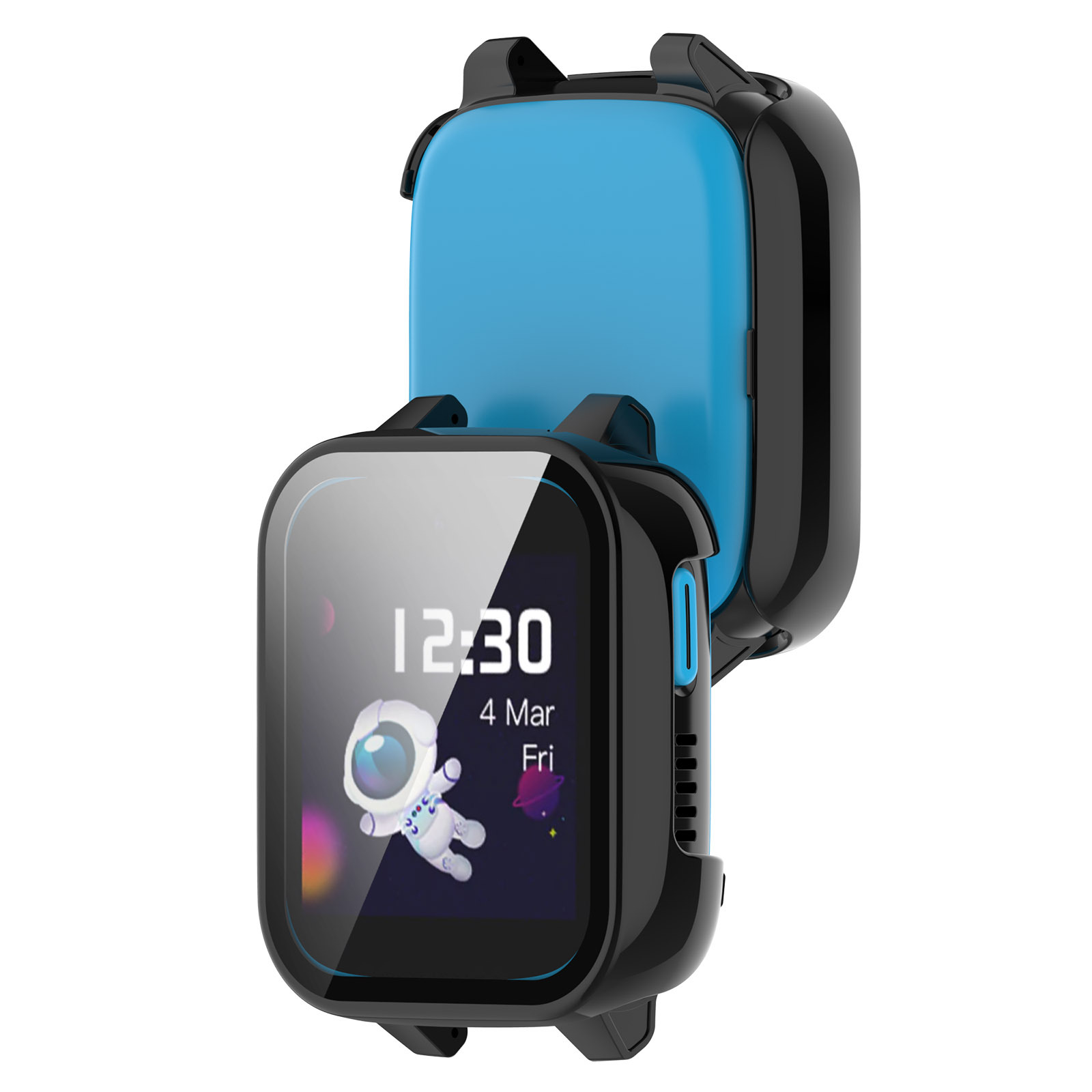ハードエッジシェルガラススクリーンプロテクターフィルムケース - Smart Watch Kids のレビューと価格