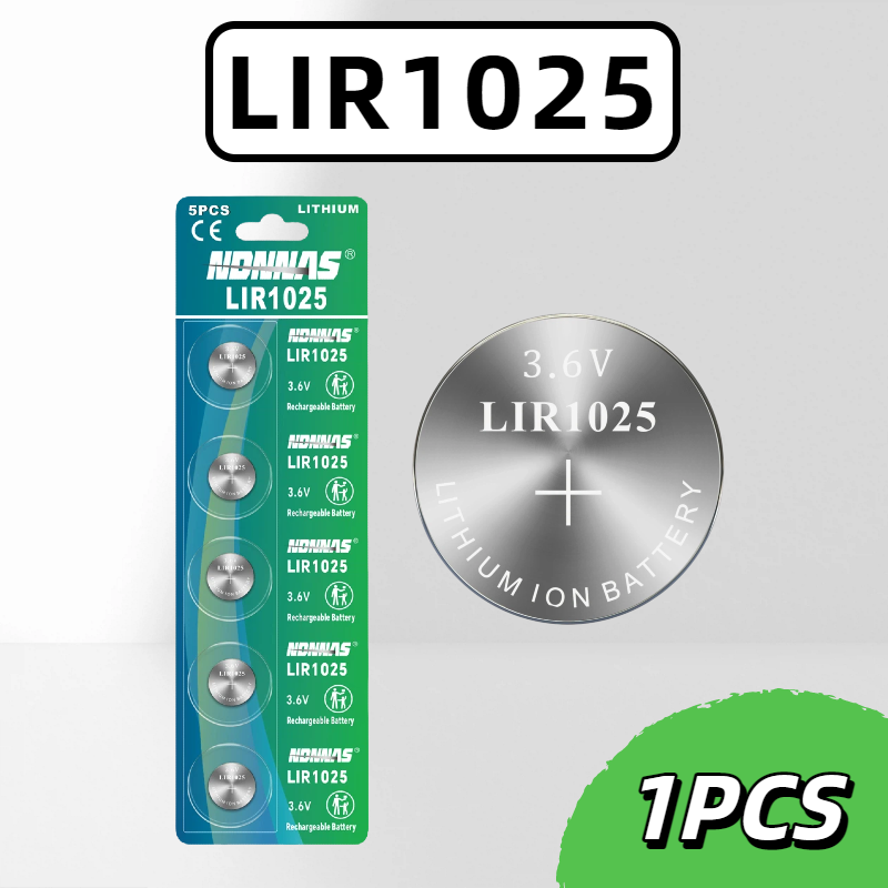 ユニバーサルLir1025リサイクル可能なリチウムコイン電池 - Electronics And Gadgets Ce のレビューと価格