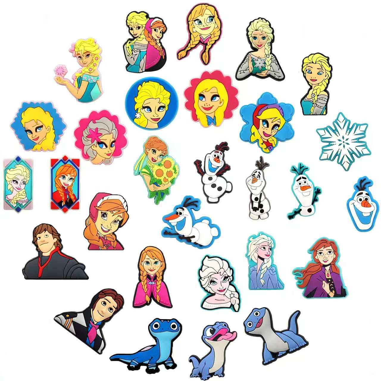 メスカ 29個セット 新品 フローズン PVC シューズチャ - Elsa Gadget のレビューと価格
