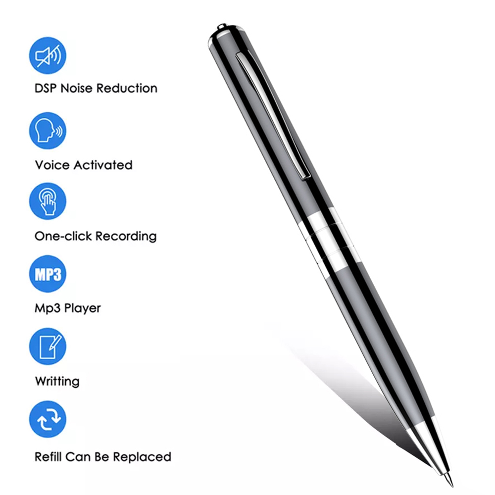 音声制御ディクタフォン録音デバイス、デジタル起動ペン、360 - Voice Recorder Pen のレビューと価格