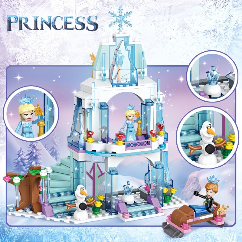 エルサアイスキャッスルビルディングブロックセット プリンセス - Elsa Gadget のレビューと価格