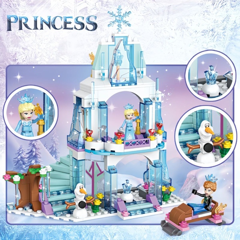 エルサアイスキャッスルビルディングブロックセット プリンセス - Elsa Gadget のレビューと価格