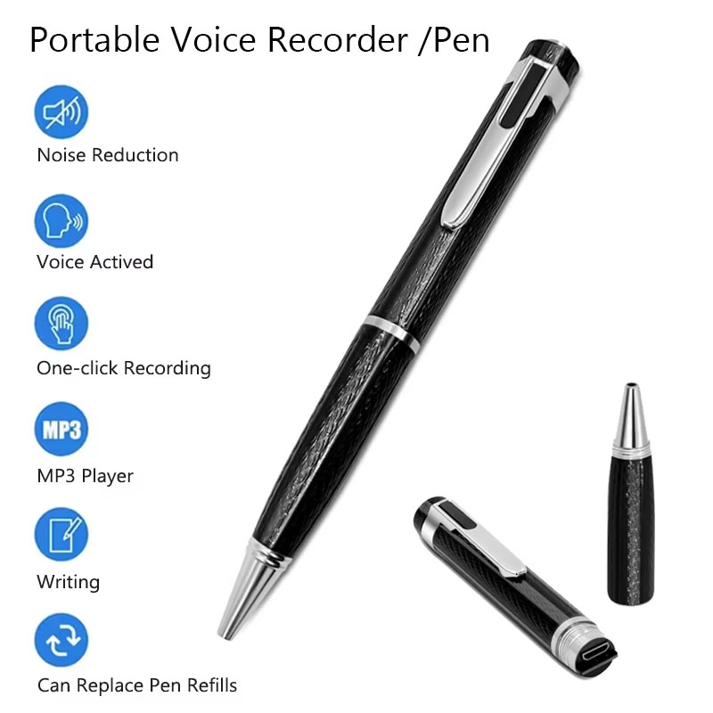 ポータブルデジタルボイスレコーダープロフェッショナルライティ - Voice Recorder Pen のレビューと価格