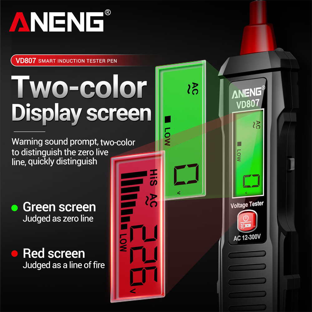 ANENG VD807 一言誘導テスターポータブル 50/6 - Electronics Quiz のレビューと価格