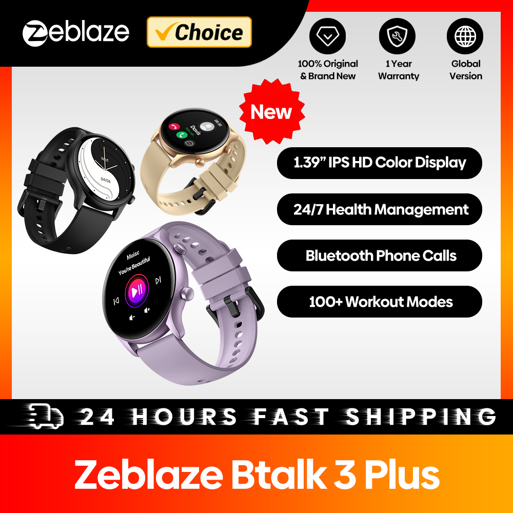 新しい Zeblaze Btalk 3 Plus 音声通話ス - Electronics Quiz のレビューと価格