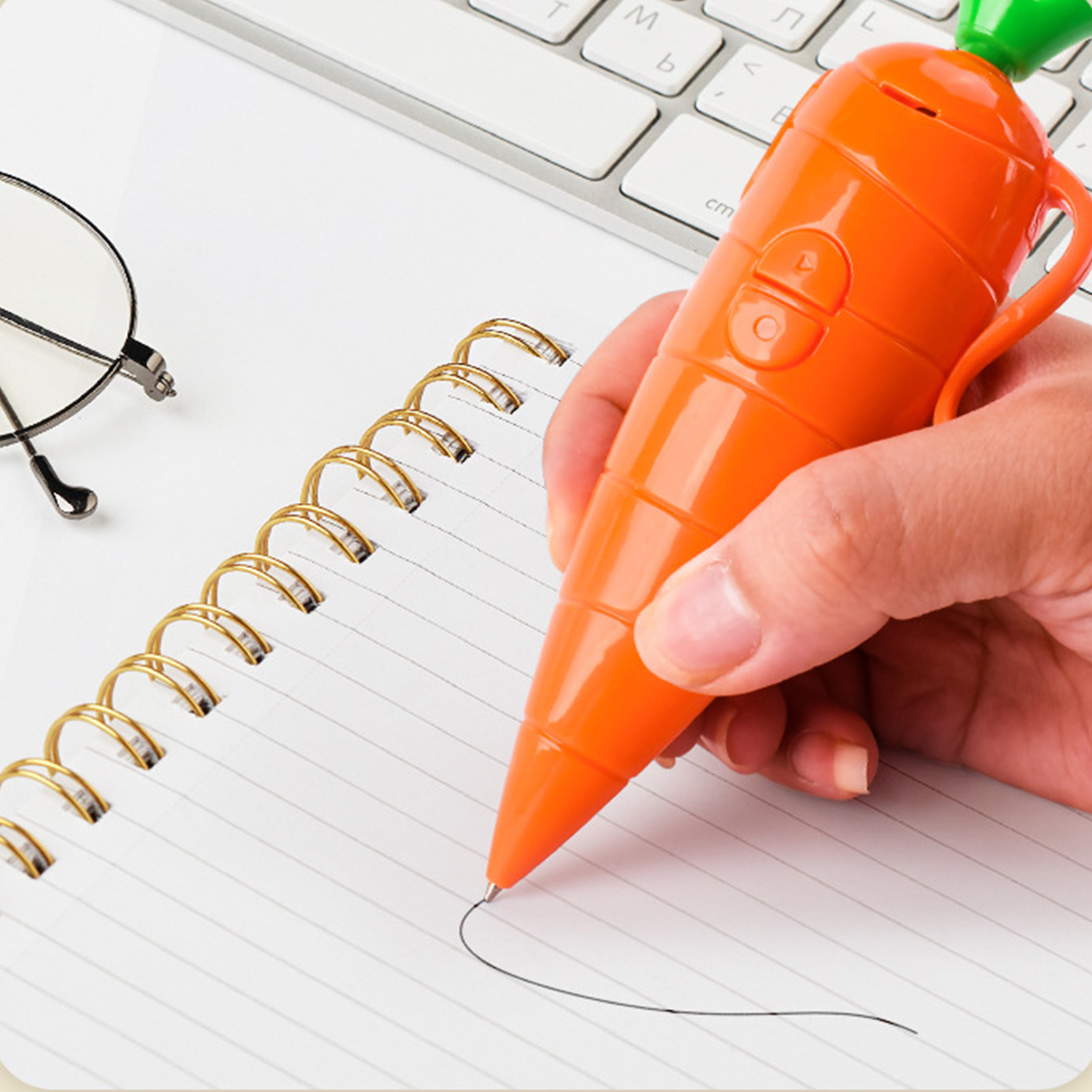 ニンジン型ボイスレコーダーペン 2-in-1 多機能ボールペ - Voice Recorder Pen のレビューと価格