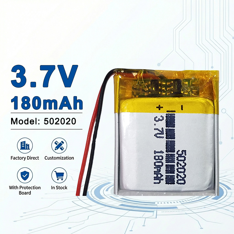 502020 3.7V 180mAh充電式リチウムポリマー電 - Electronics And Gadgets Ce のレビューと価格