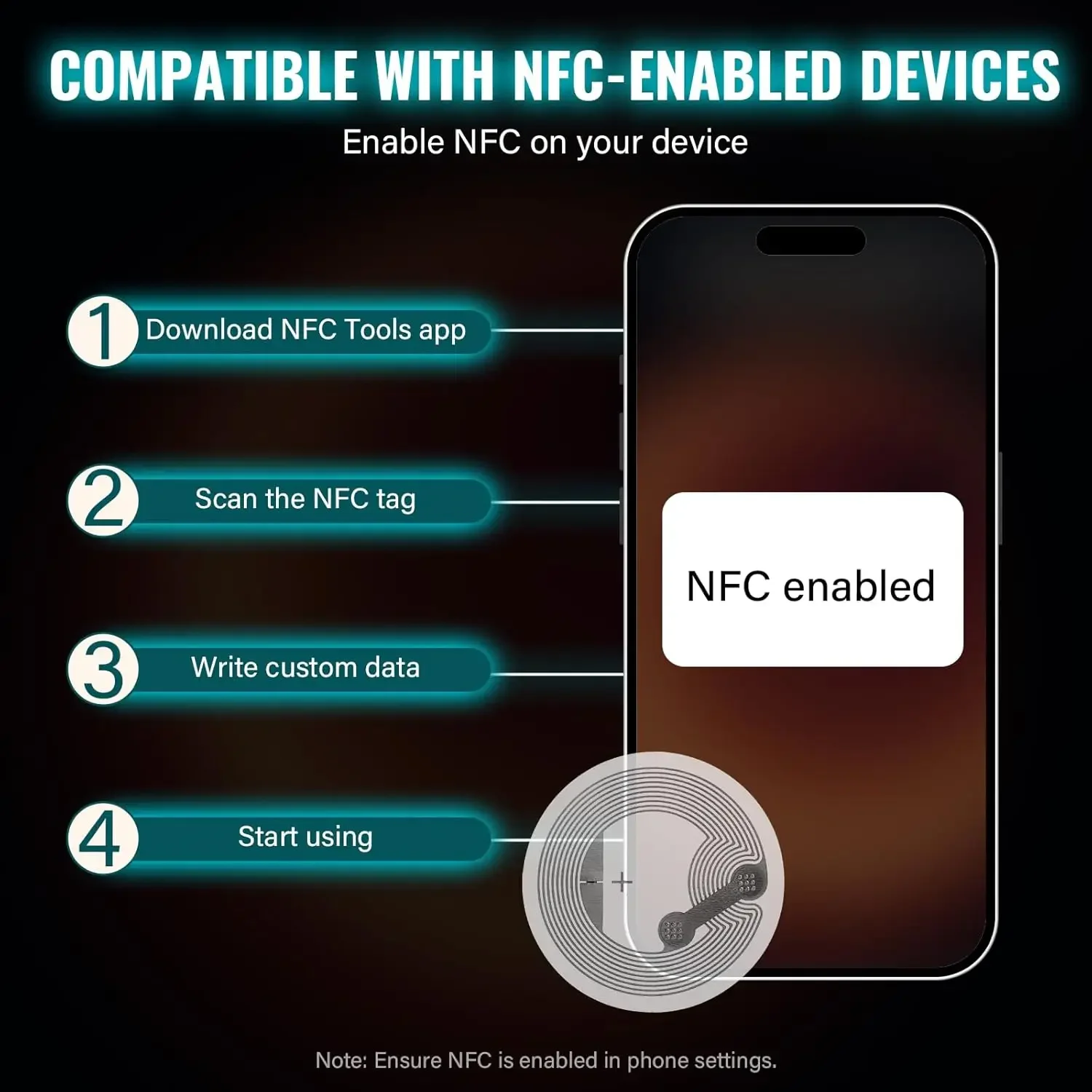 13.56MHz NTAG215 NFC タグステッカー I - Nfc Tag Programmable のレビューと価格