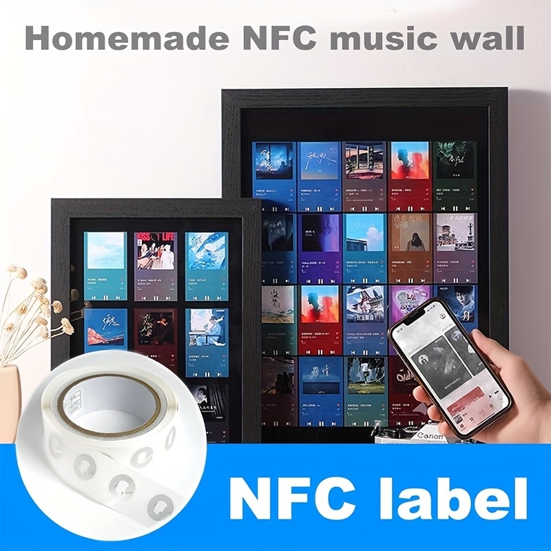 100枚入り 大容量 NTAG213 NFCステッカー クリ - Nfc Tag Programmable のレビューと価格